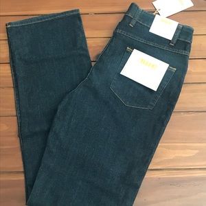 Bitten by SJP High Rise Straight Denim Jeans 10